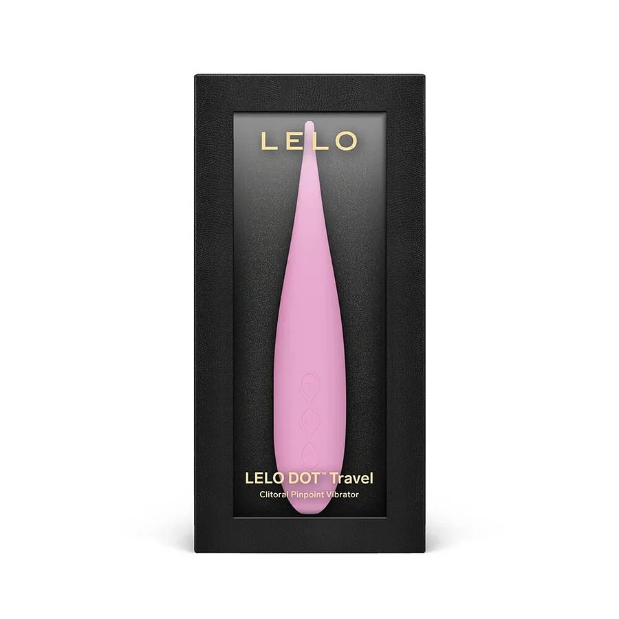 Кліторальний вібратор LELO DOT Travel Pink, точкова стимуляція, 8 режимів