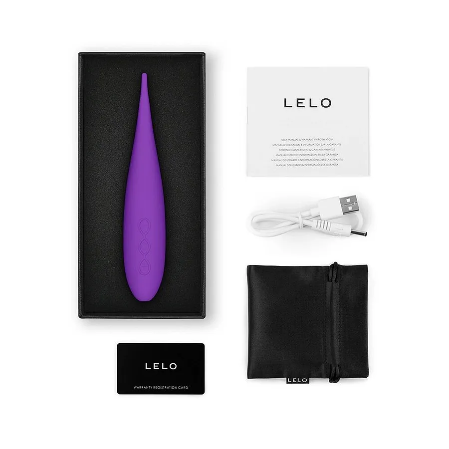 Кліторальний вібратор LELO DOT Travel Pink, точкова стимуляція, 8 режимів