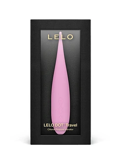 Кліторальний вібратор LELO DOT Travel Pink, точкова стимуляція, 8 режимів