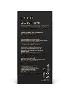 Кліторальний вібратор LELO DOT Travel Pink, точкова стимуляція, 8 режимів