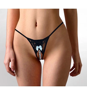 Еротичні жіночі трусики Art of Sex - Kаrin Black розмір L-2XL
