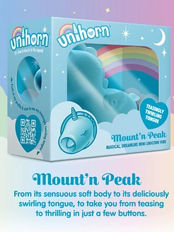 Вібратор-єдиноріжка Unihorn – Mount'n Peak, пестливий язичок