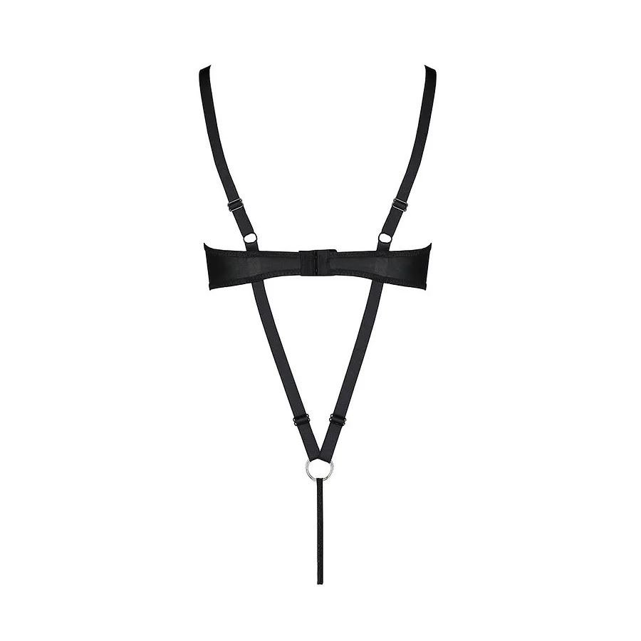 Боді з екошкіри Passion CELIN BODY , , з доступом, відкритий