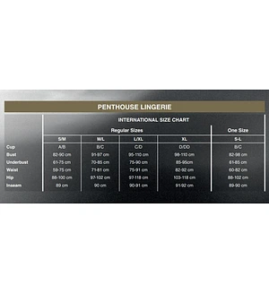 Трусики-бікіні Penthouse Catch Me , мереживо, вузькі ремінці, вирізи на сідницях, бантик