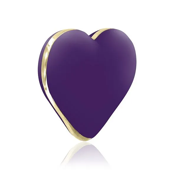 Вібратор-сердечко Rianne S: Heart Vibe Rose, 10 режимів, медичний силікон, подарункове паковання