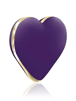 Вібратор-сердечко Rianne S: Heart Vibe Rose, 10 режимів, медичний силікон, подарункове паковання