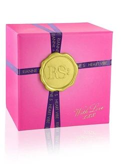 Вібратор-сердечко Rianne S: Heart Vibe Rose, 10 режимів, медичний силікон, подарункове паковання
