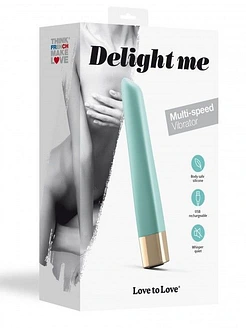 Потужний мінівібратор Love To Love Delight Me Menthe з м'яким кінчиком, 16 режимів роботи
