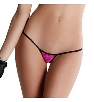 Жіночі мікростринги з мікрофібри Passion MT019 One size, fuchsia