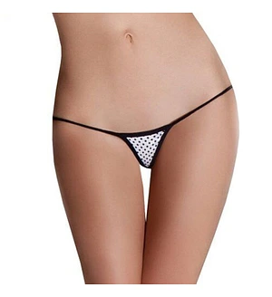 Жіночі мікростринги з мікрофібри Passion MT019 One size, white