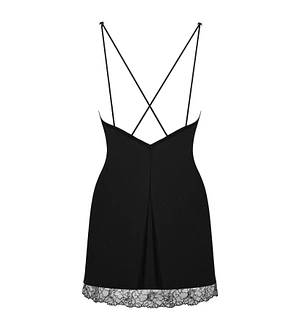 Сорочка та трусики Obsessive Bella Rou chemise & thong