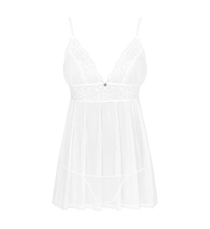Пеньюар і трусики Obsessive Heavenlly babydoll & thong