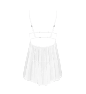 Пеньюар і трусики Obsessive Heavenlly babydoll & thong