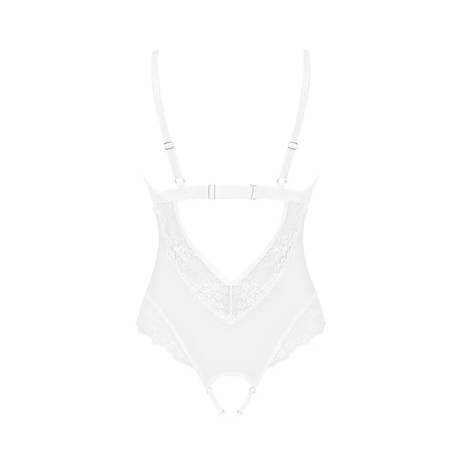 Еротичне напівпрозоре боді Obsessive Heavenlly crotchless teddy , з доступом