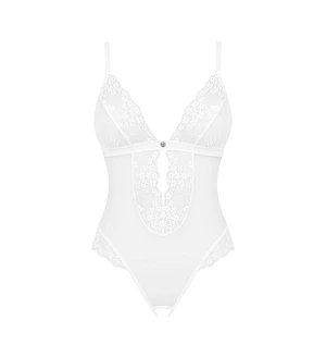 Еротичне напівпрозоре боді Obsessive Heavenlly crotchless teddy , з доступом