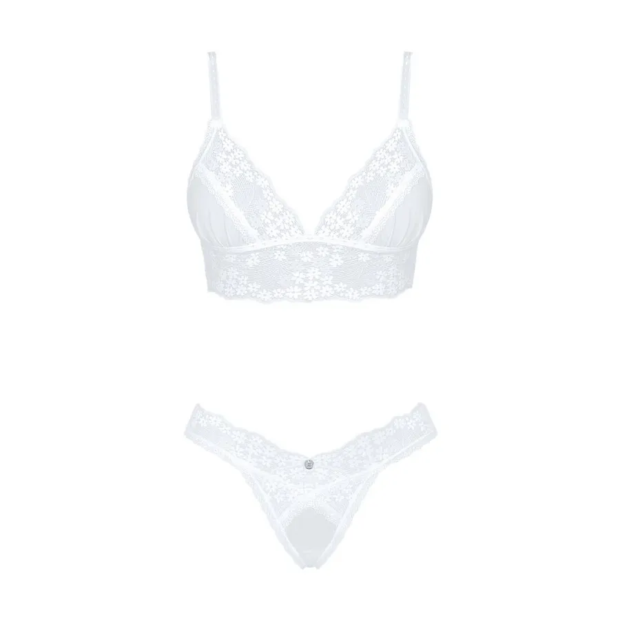 Еротичний комплект Obsessive Heavenlly 2-pcs set , бюстгальтер і танга