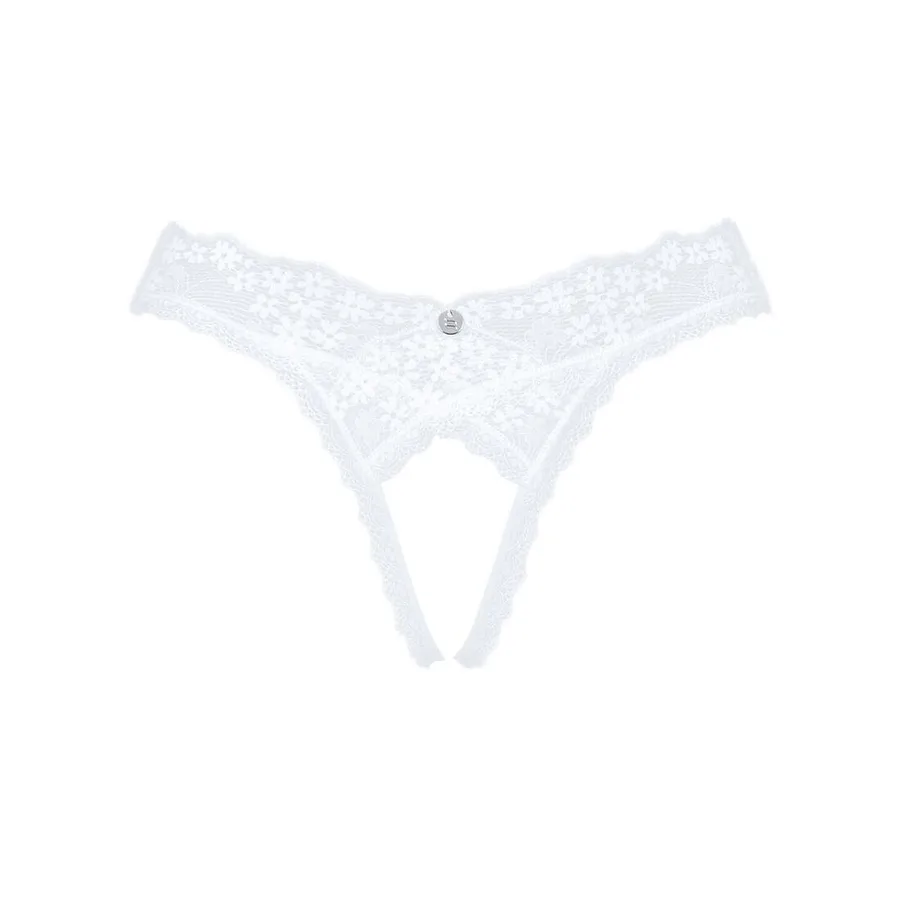Мереживні танга Obsessive Heavenlly crotchless thong , з доступом