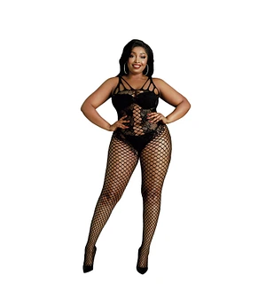 Бодістокінг Moonlight Plus Model 04 XL-XXXL Black, з доступом