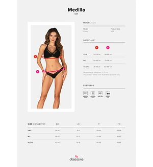 Комплект Obsessive Medilla 2-pcs set