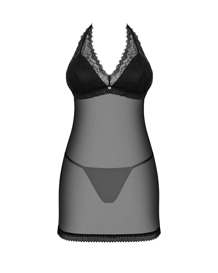 Пеньюар Obsessive Medilla chemise & thong
