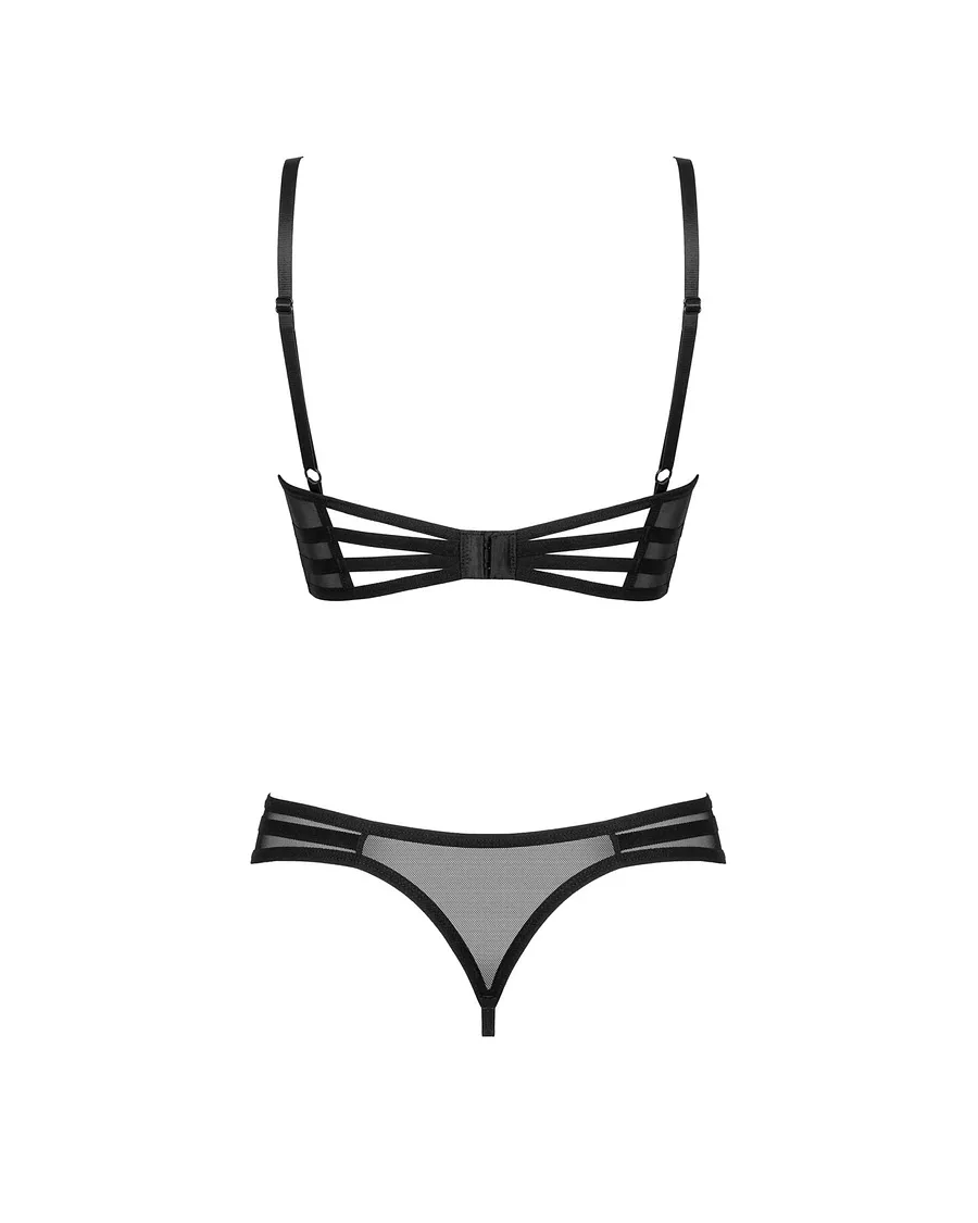 Комплект Obsessive Roxelia 2-pcs crotchless set