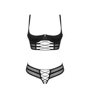 Комплект Obsessive Roxelia 2-pcs crotchless set
