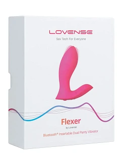 Смарт-вібратор у трусики Lovense Flexer, манливий рух + вібрація, стимуляція клітора та точки G