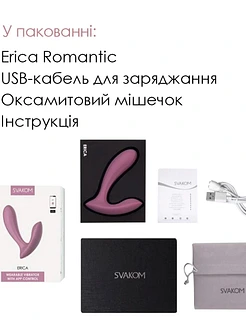 Смарт-вібратор у трусики Svakom Erica, 2 мотори