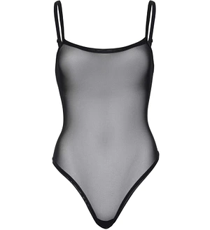Еротичне боді Leg Avenue Cami bodysuit with thong , на бретелях
