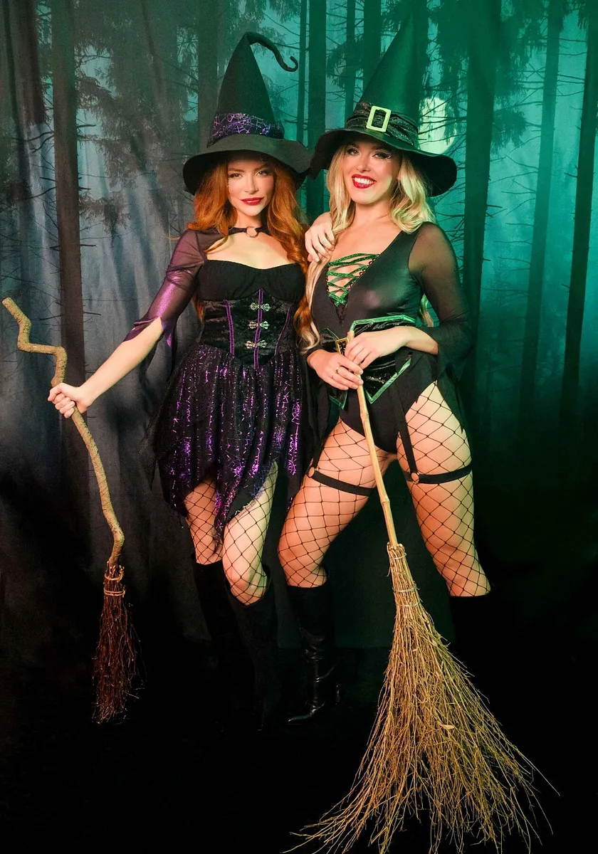 Костюм відьми Leg Avenue Mystical Witch , сукня, капелюх