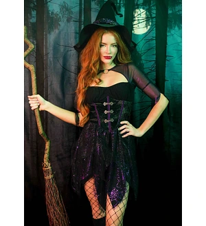Костюм відьми Leg Avenue Mystical Witch , сукня, капелюх