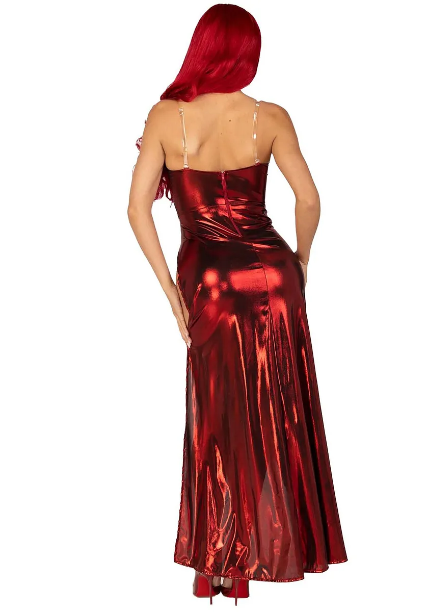 Еротична сукня Leg Avenue Shimmer bodysuit with skirt