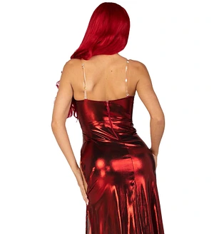 Еротична сукня Leg Avenue Shimmer bodysuit with skirt