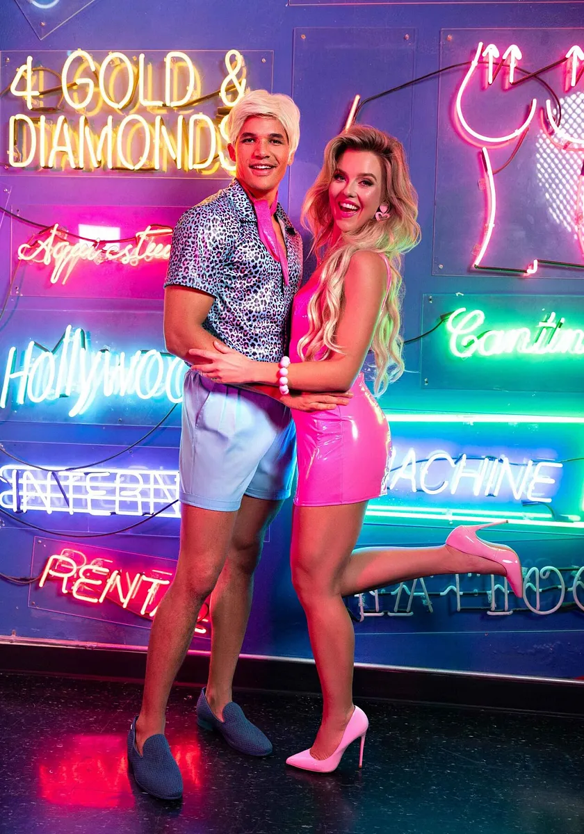 Вінілова мінісукня Leg Avenue vinyl mini dress , рожева