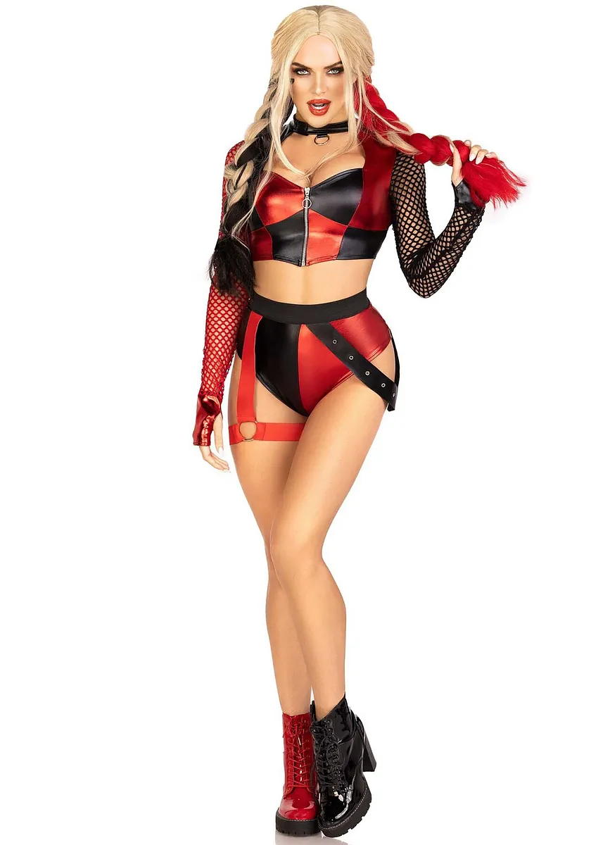 Еротичний костюм Leg Avenue Crime Spree Sweetie Costume , топ, шорти