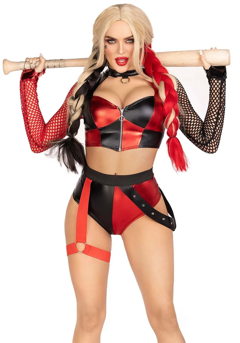 Еротичний костюм Leg Avenue Crime Spree Sweetie Costume , топ, шорти