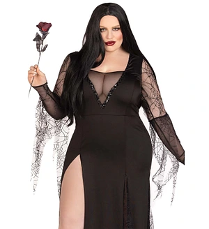 Костюм Мортіші Аддамс Leg Avenue Sexy Spooky Morticia 1X–2X