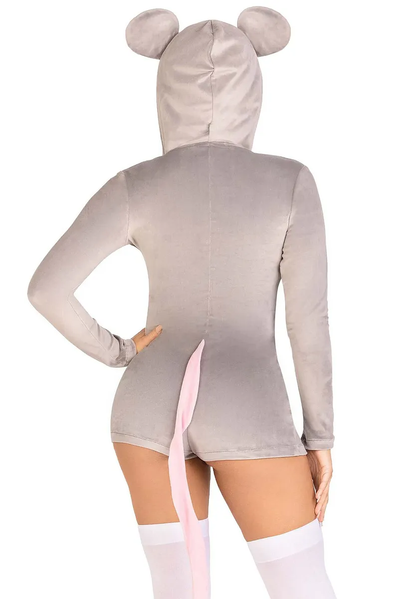 Комбінезон-костюм миші Leg Avenue Comfy Mouse , з капюшоном