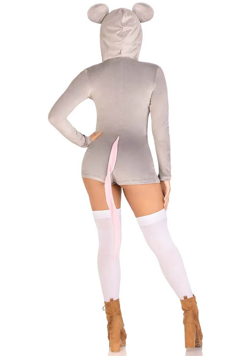 Комбінезон-костюм миші Leg Avenue Comfy Mouse , з капюшоном