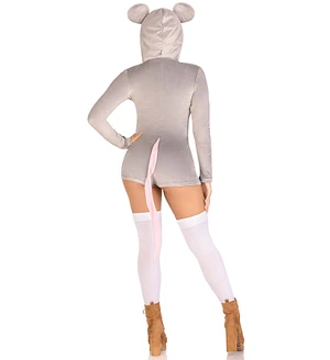 Комбінезон-костюм миші Leg Avenue Comfy Mouse , з капюшоном