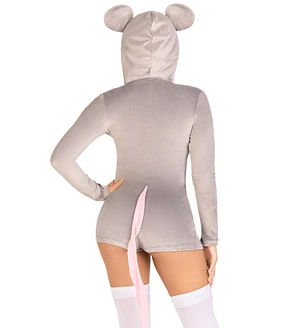 Комбінезон-костюм миші Leg Avenue Comfy Mouse , з капюшоном