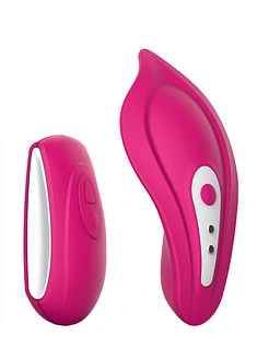 Вібратор у трусики Liebe Panty Vibe Recargable Cerise, нагрів до 39 °C, пульт, трусики S-M в комплекті