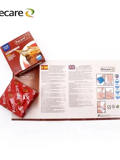 Презервативи Recare Cola Dotted&Ribbed Condoms 3 шт, з пухирцями та ребрами, аромат: Кола