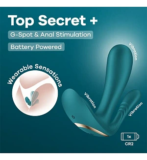 Подвійний вібратор у трусики Satisfyer Top Secret+ Battery Series