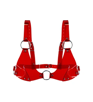 Ліф класичний Feral Feelings - Bikini Top Red Trasparent