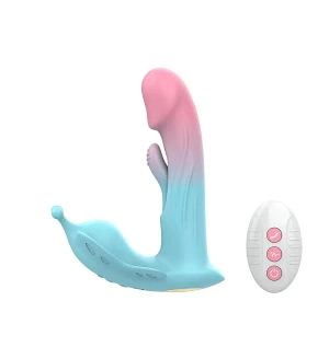Вібратор Loviss Becky Trigger Panty Vibrator, носимий, вібрація + манливий рух, пульт ДК