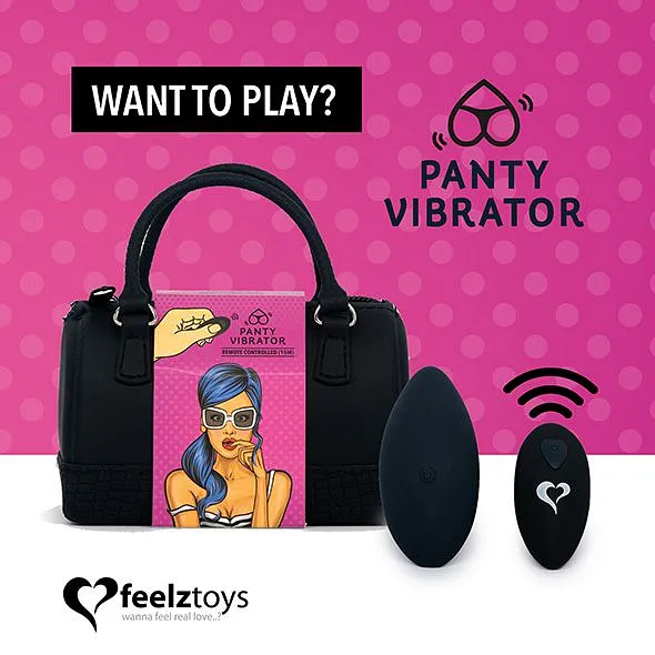 Вібратор у трусики FeelzToys Panty Vibrator з пультом ДК