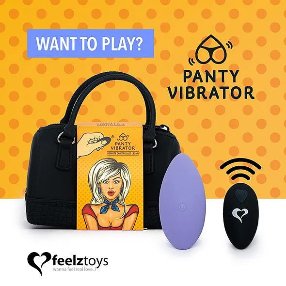 Вібратор у трусики FeelzToys Panty Vibrator з пультом ДК
