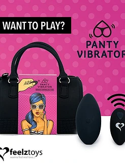 Вібратор у трусики FeelzToys Panty Vibrator з пультом ДК