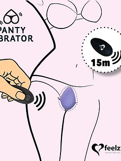 Вібратор у трусики FeelzToys Panty Vibrator з пультом ДК